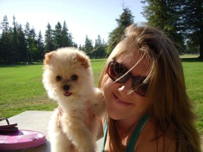 Marina as a Puppy at the Park